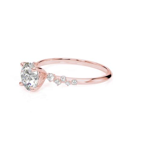 360 degree view of Elsie Scattered Diamond Engagement Ring