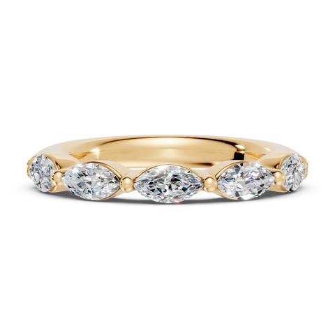360 degree view of Marquise Five-Stone Lab Diamond Band (1.25 ct tw)