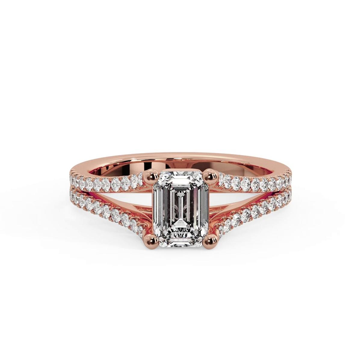 360 degree view of Edith Split Shank Engagement Ring