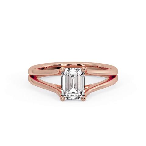 360 degree view of Irha Wide Split Engagement Ring
