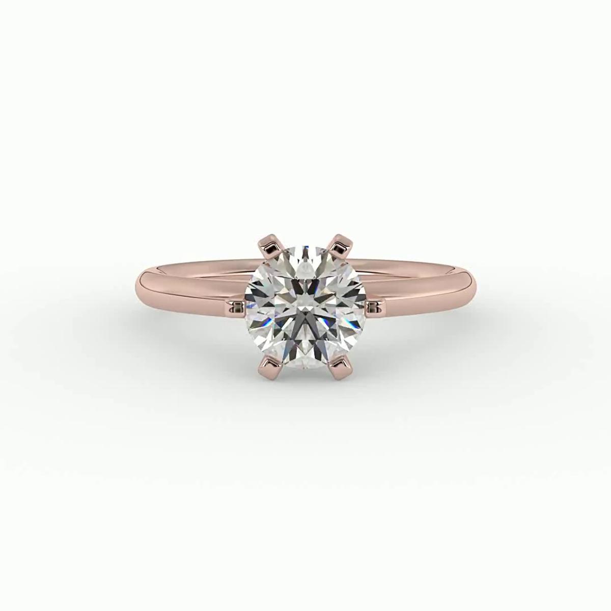 360 degree view of Ashley Solitaire Engagement Ring