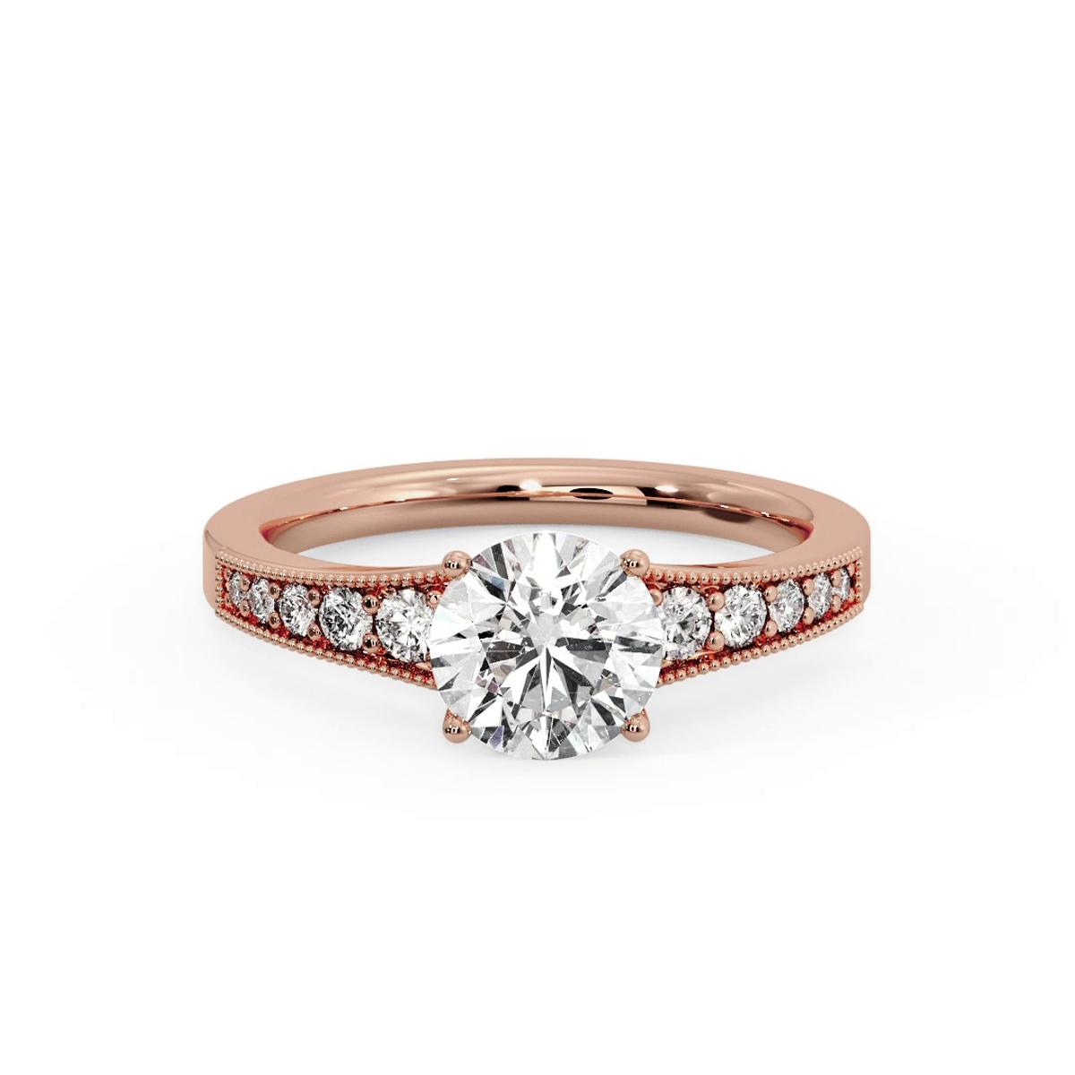 360 degree view of Xiamora Pave Engagement Ring