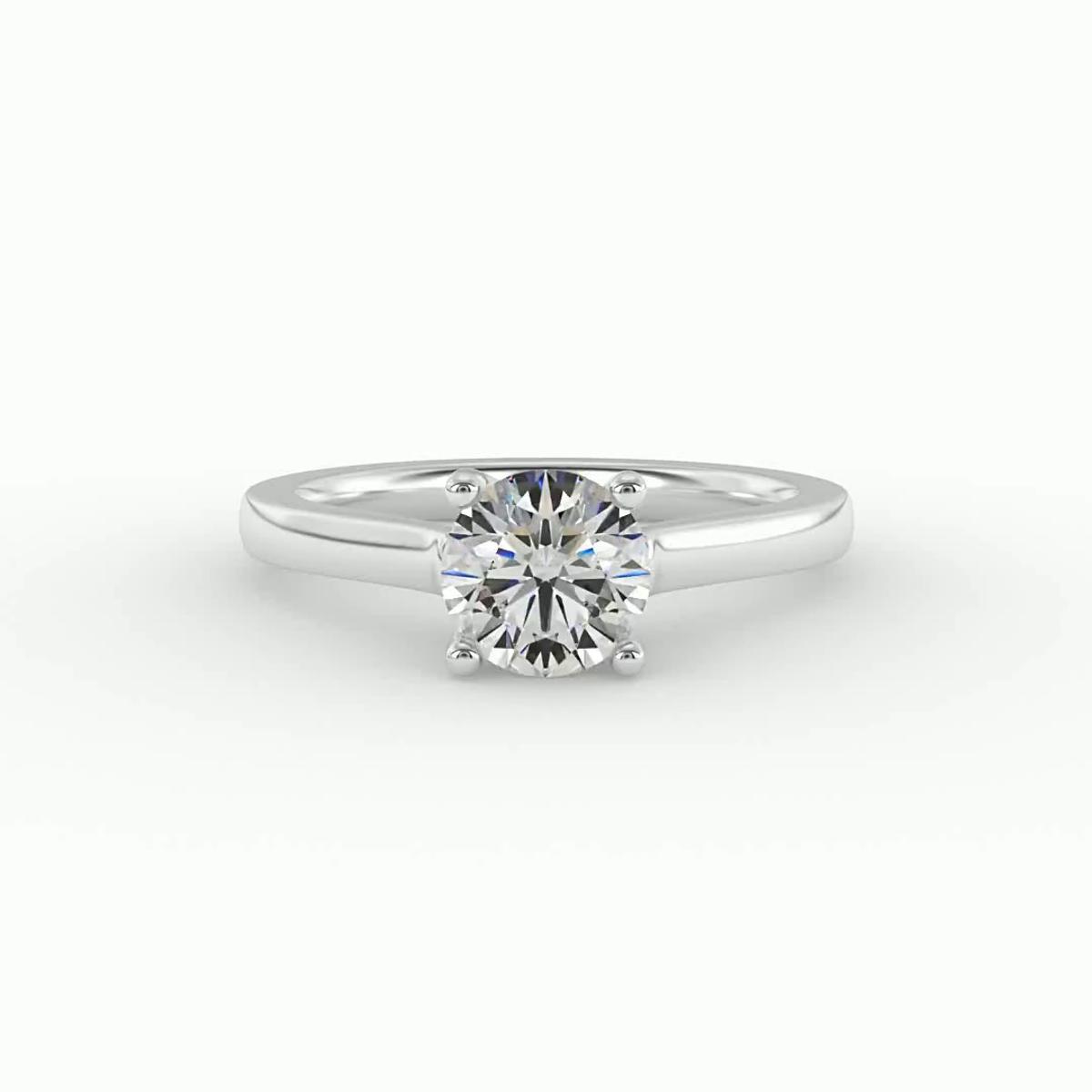 360 degree view of Cecilia Solitaire Engagement Ring