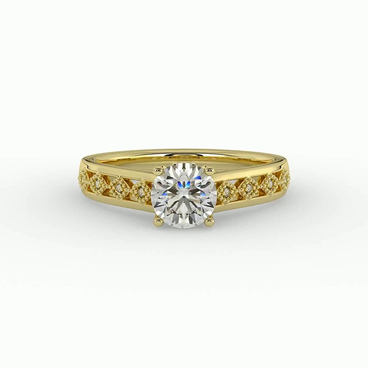 360 degree view of Meadow Solitaire Engagement Ring