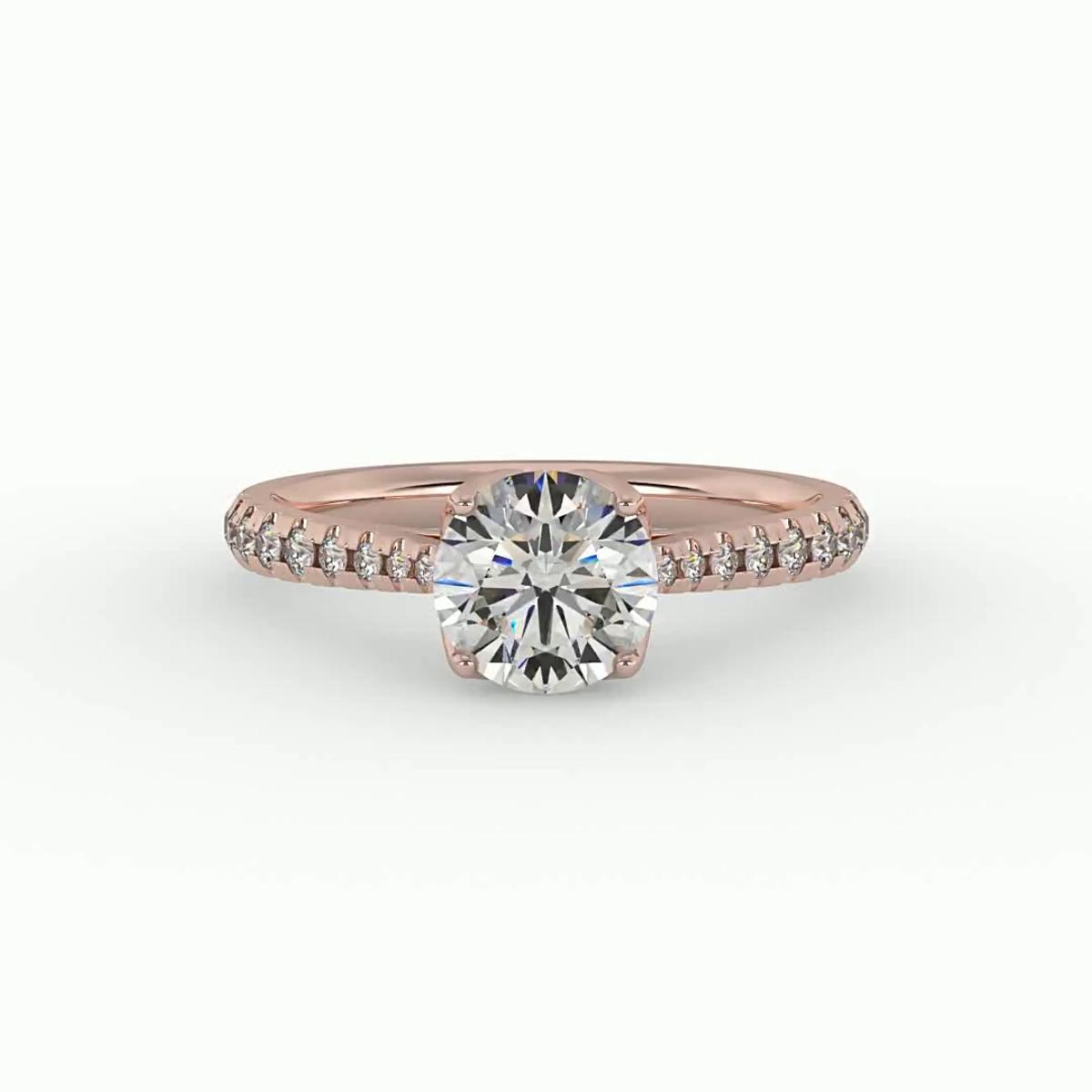 360 degree view of Millie Engagement Ring