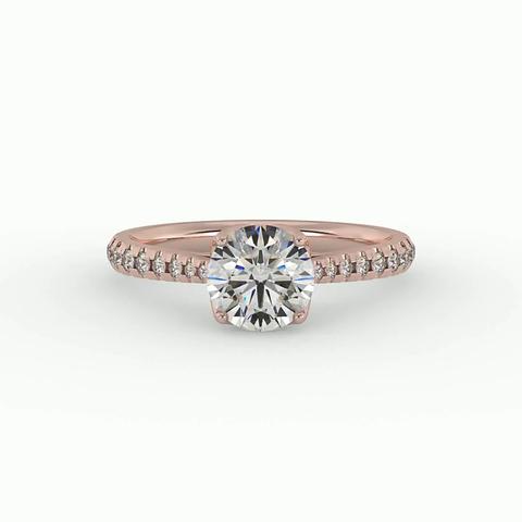 360 degree view of Millie Engagement Ring