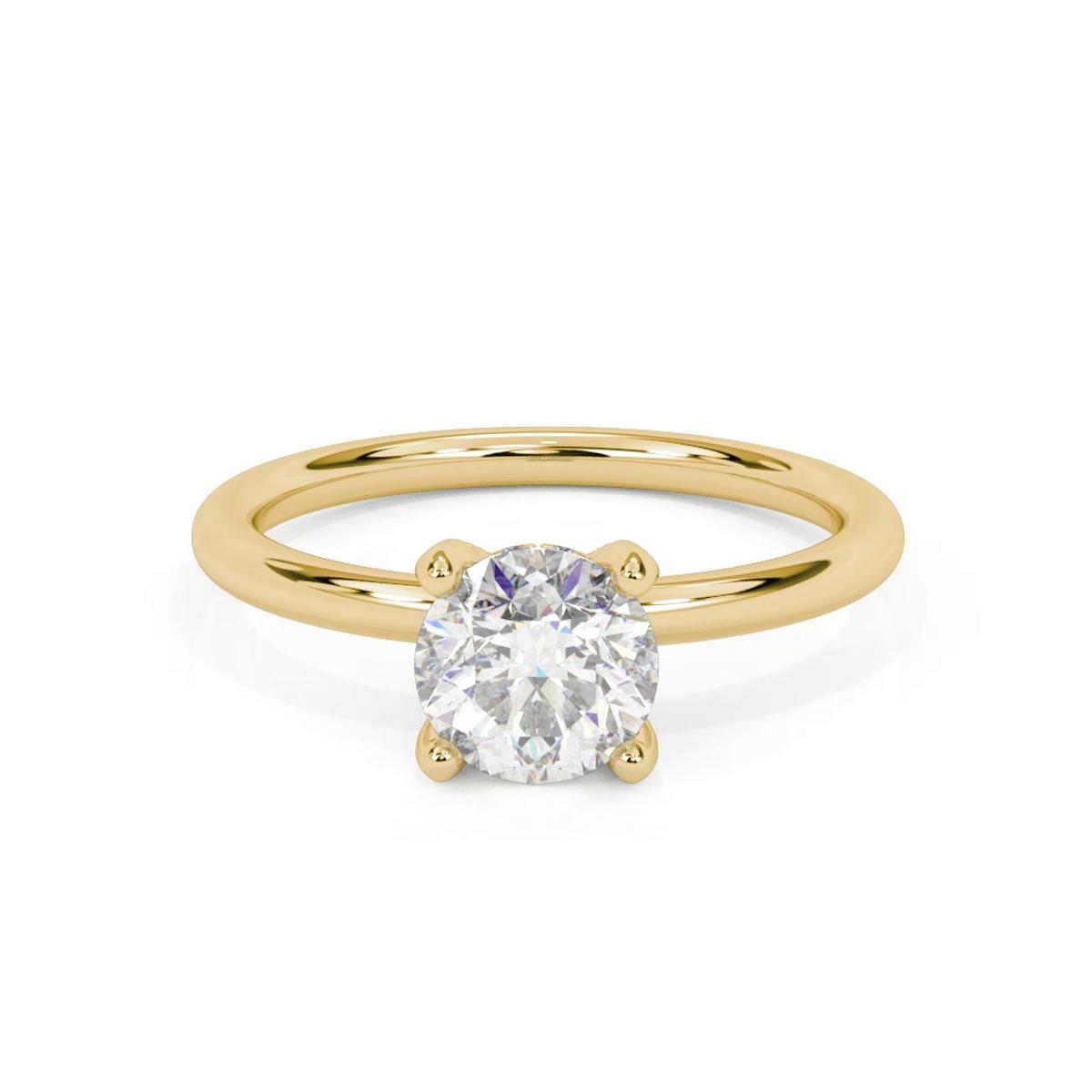360 degree view of Paloma Diamond Prong Engagement Ring