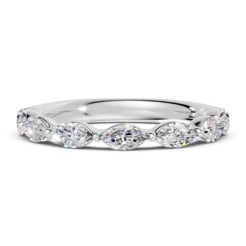 360 degree view of Marquise Seven-Stone Lab Diamond Band (1.00 ct. tw.)