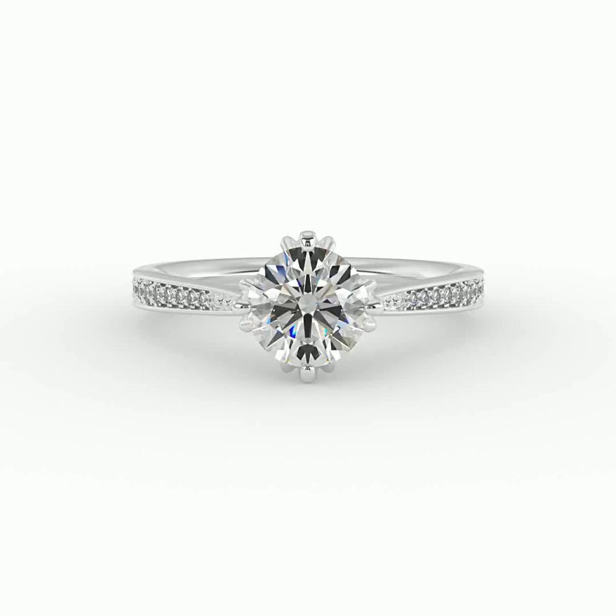 360 degree view of Mya Engagement Ring