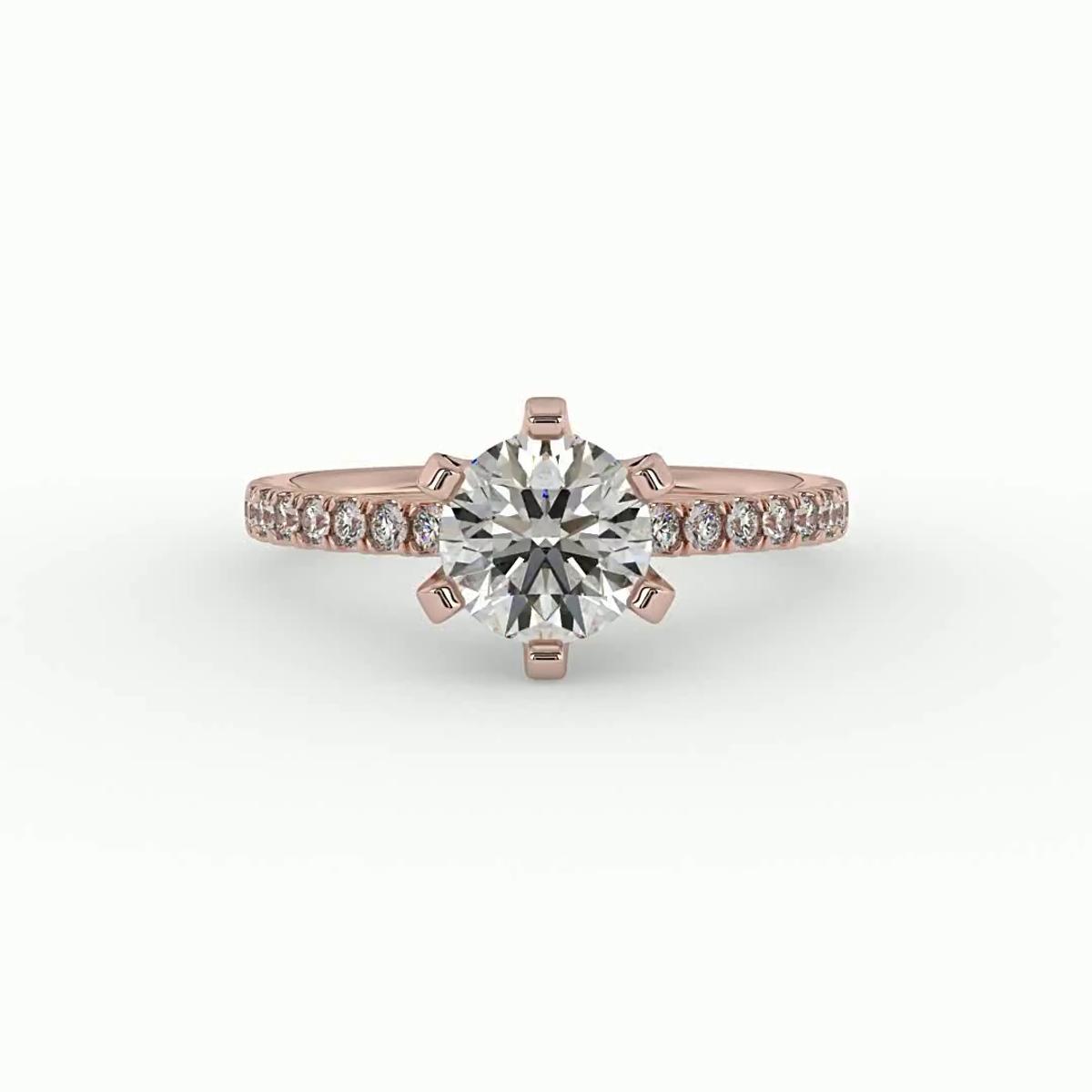 360 degree view of River Engagement Ring