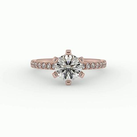 360 degree view of River Engagement Ring