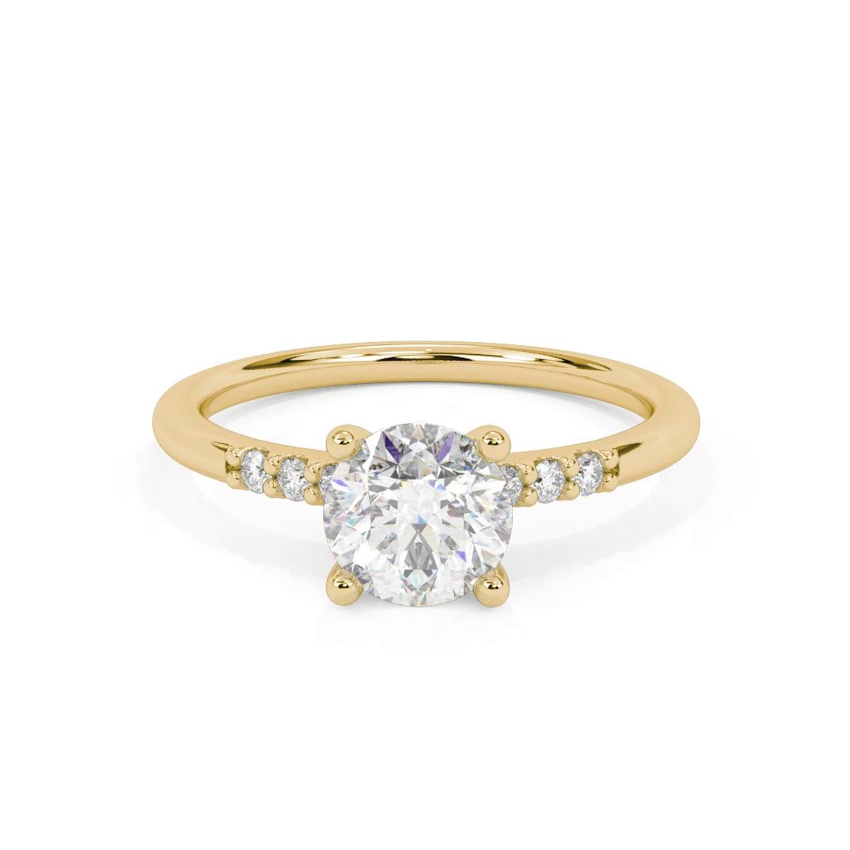 360 degree view of Lula Diamond Accent Engagement Ring