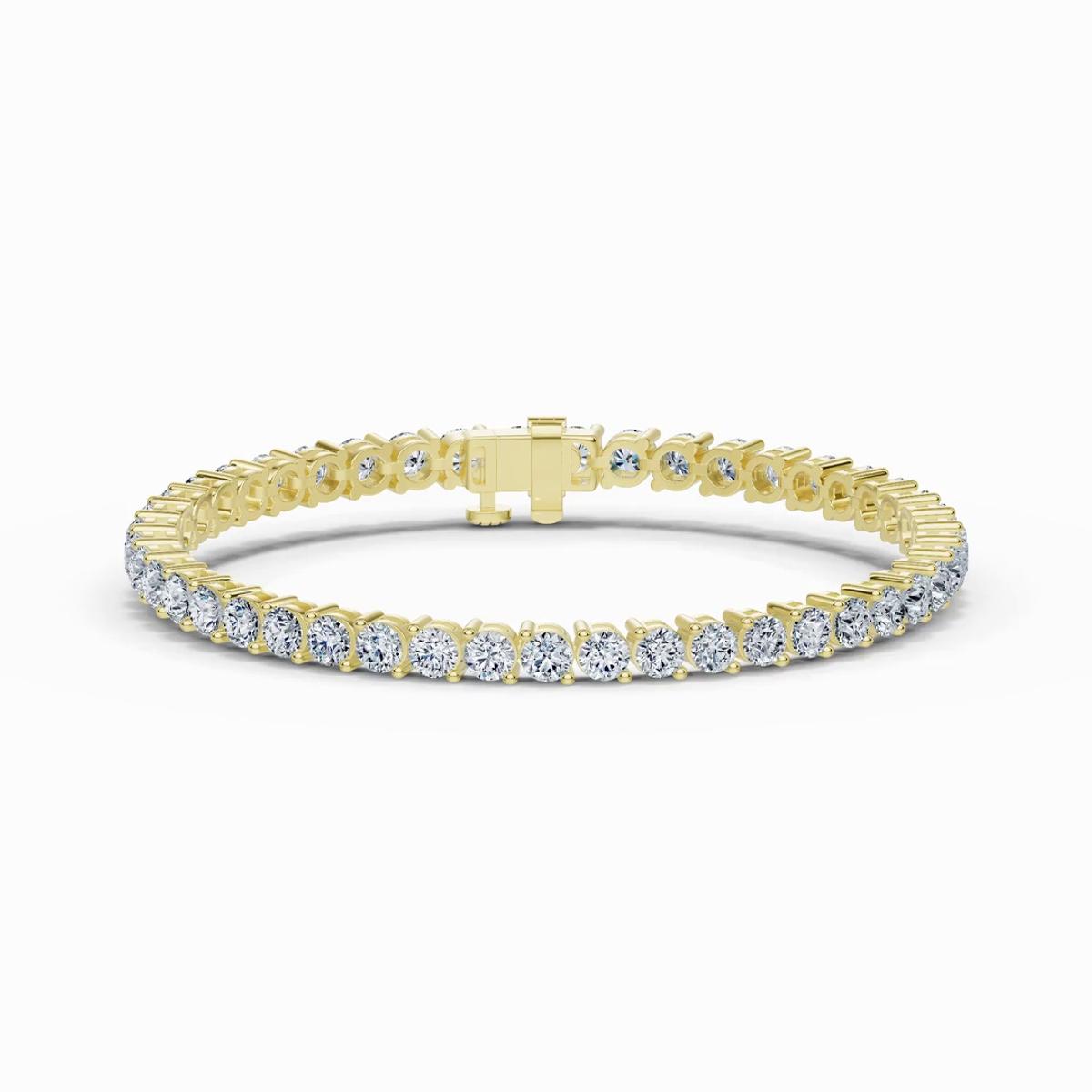 360 degree view of Two-Prong Lab Diamond Tennis Bracelet (10 ct. tw.)