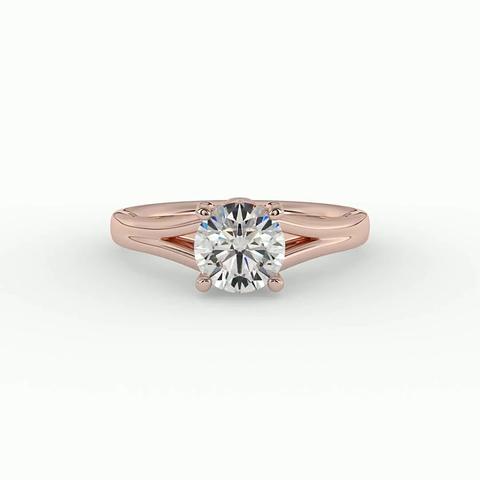 360 degree view of Athena Solitaire Engagement Ring