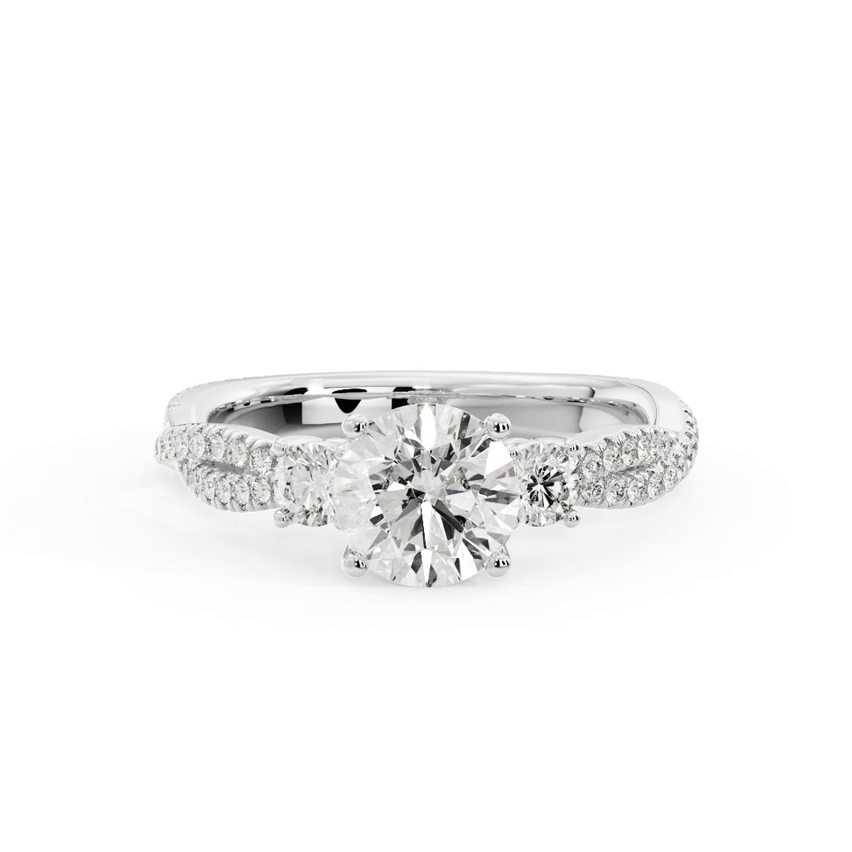 360 degree view of Clementine Engagement Ring