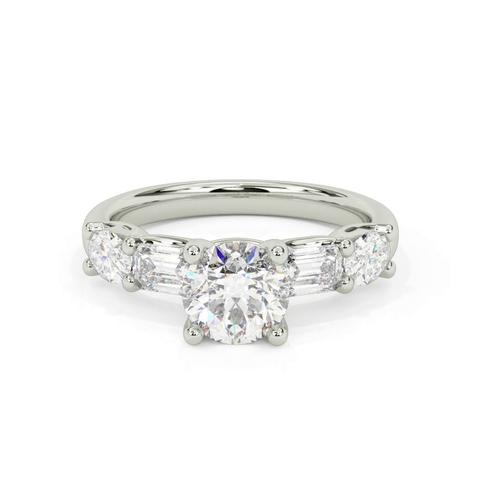 360 degree view of Kent Mixed-Shape Lab Engagement Ring