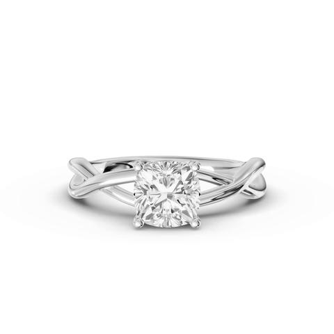 360 degree view of Bianca Twist Engagement Ring