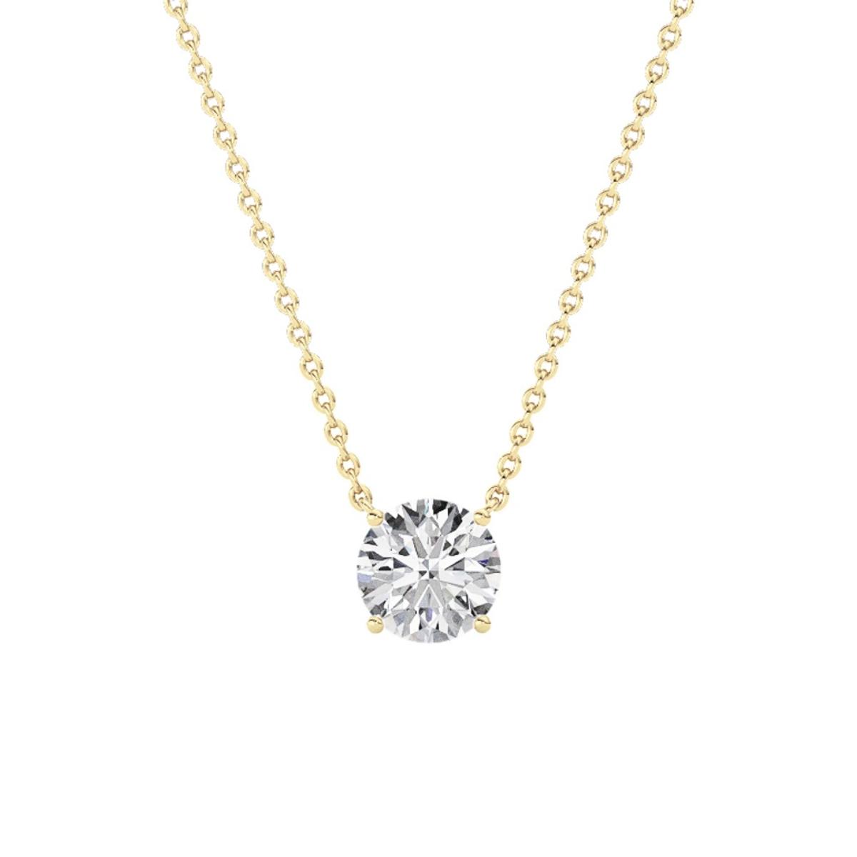 360 degree view of Floating Lab Diamond Solitaire Necklace (2.00 ct.)