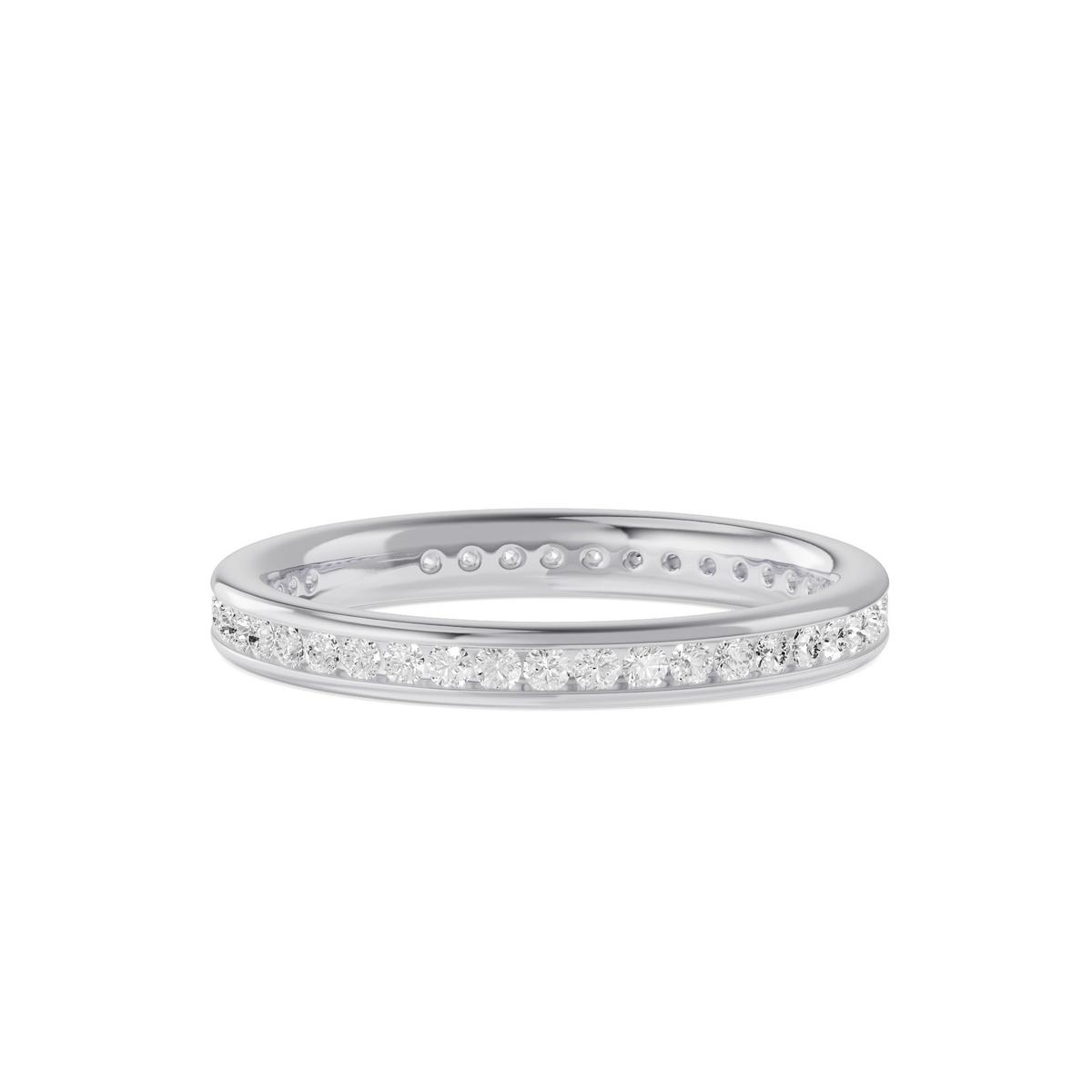 Channel-Set Lab Eternity Band (.50ct. tw.) - Platinum