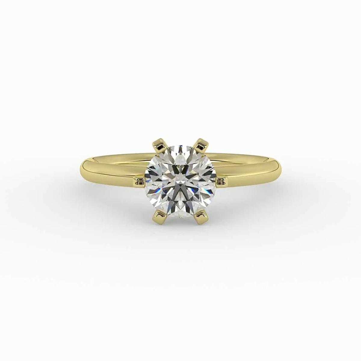 360 degree view of Ashley Solitaire Engagement Ring