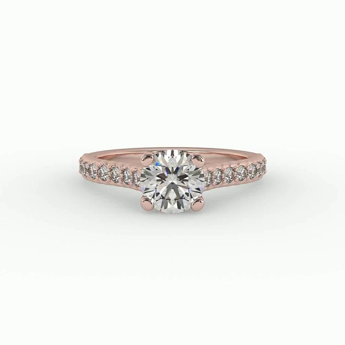 360 degree view of Margot Engagement Ring