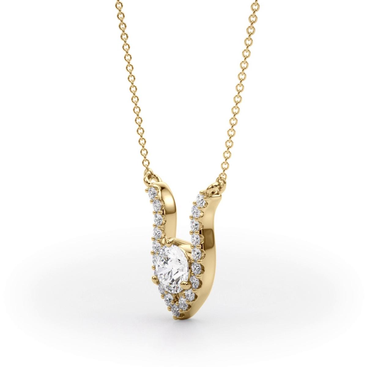 360 degree view of Rayna Diamond Necklace