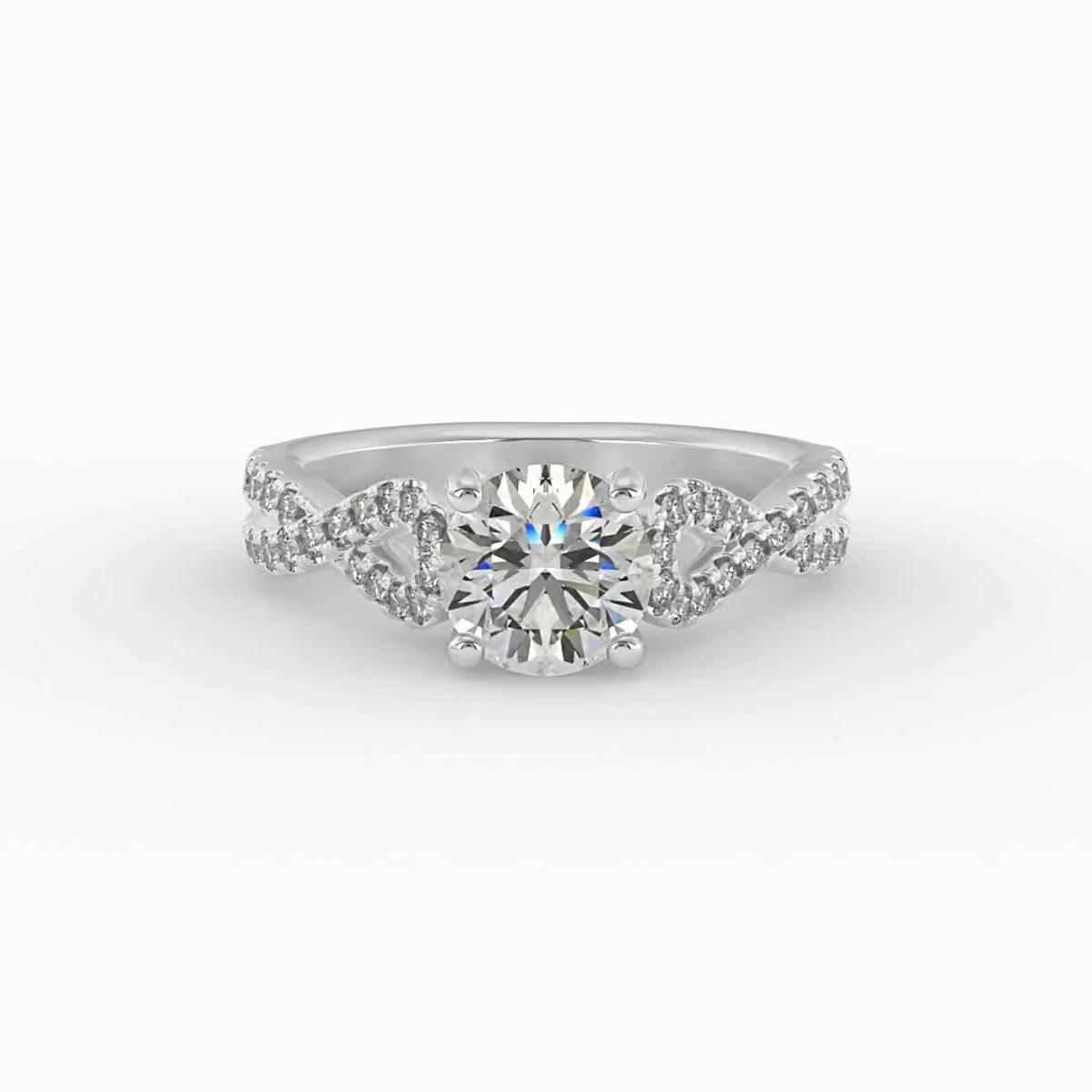 360 degree view of June Engagement Ring