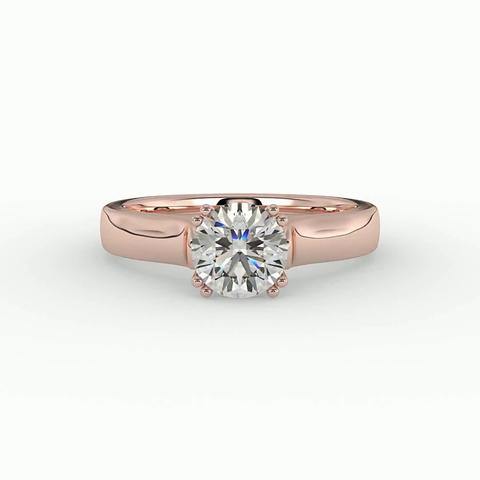 360 degree view of Emerson Solitaire Engagement Ring