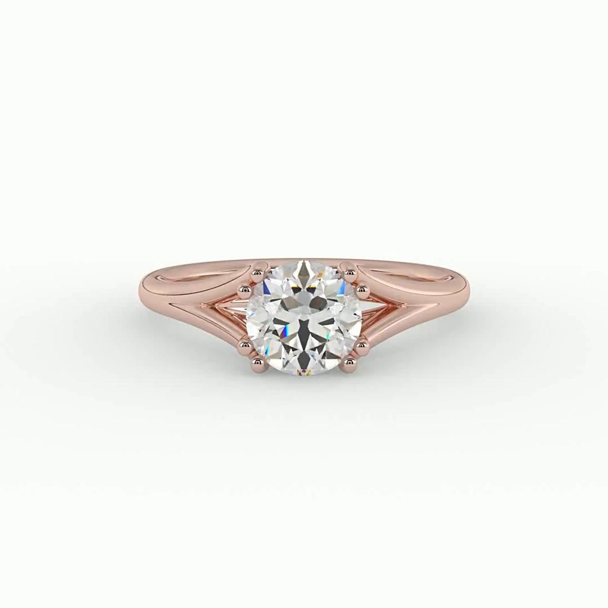 360 degree view of Faith Solitaire Engagement Ring