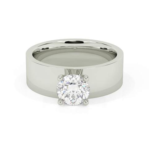 360 degree view of Cortina Wide Engagement Ring (6.5mm)