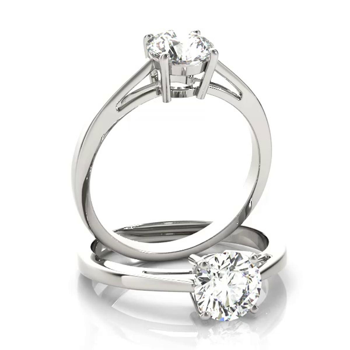 360 degree view of Chelsea Solitaire Engagement Ring