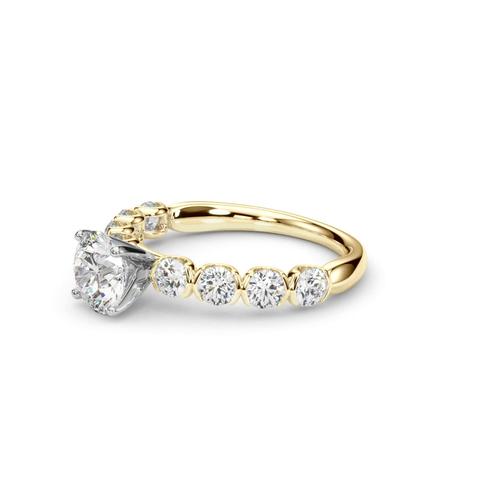 360 degree view of Kandice U Prong Diamond Engagement Ring