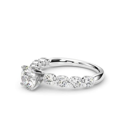 360 degree view of Kandice U Prong Diamond Engagement Ring