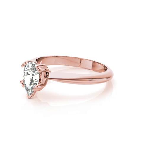 360 degree view of Anna Double Prong Solitaire Engagement Ring