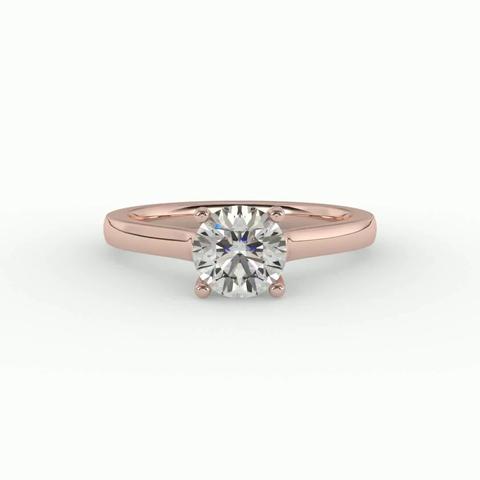 360 degree view of Sophia Cathedral Engagement Ring