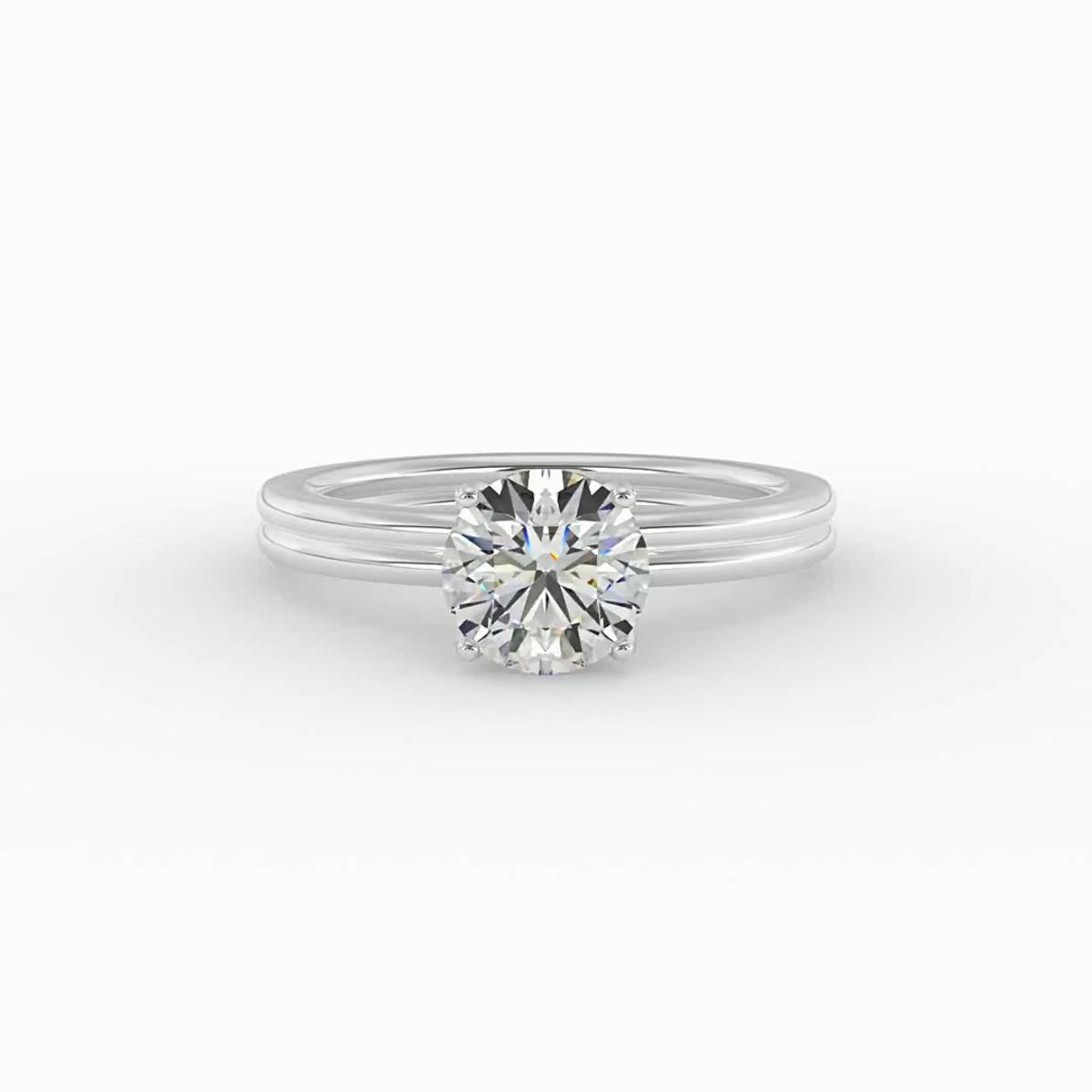 360 degree view of Isabel Solitaire Engagement Ring