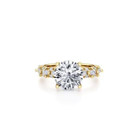 360 degree view of Alira Marquise Hidden Halo Lab Diamond Engagement Ring
