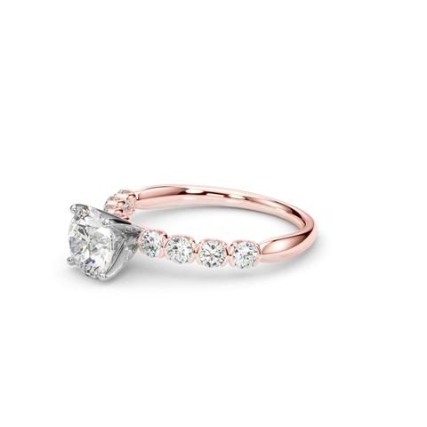 360 degree view of Chauncy U Prong Diamond Engagement Ring