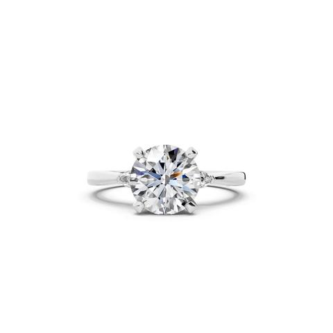 360 degree view of Madison Three-Stone Pear Engagement Ring (.10 ct. tw.)