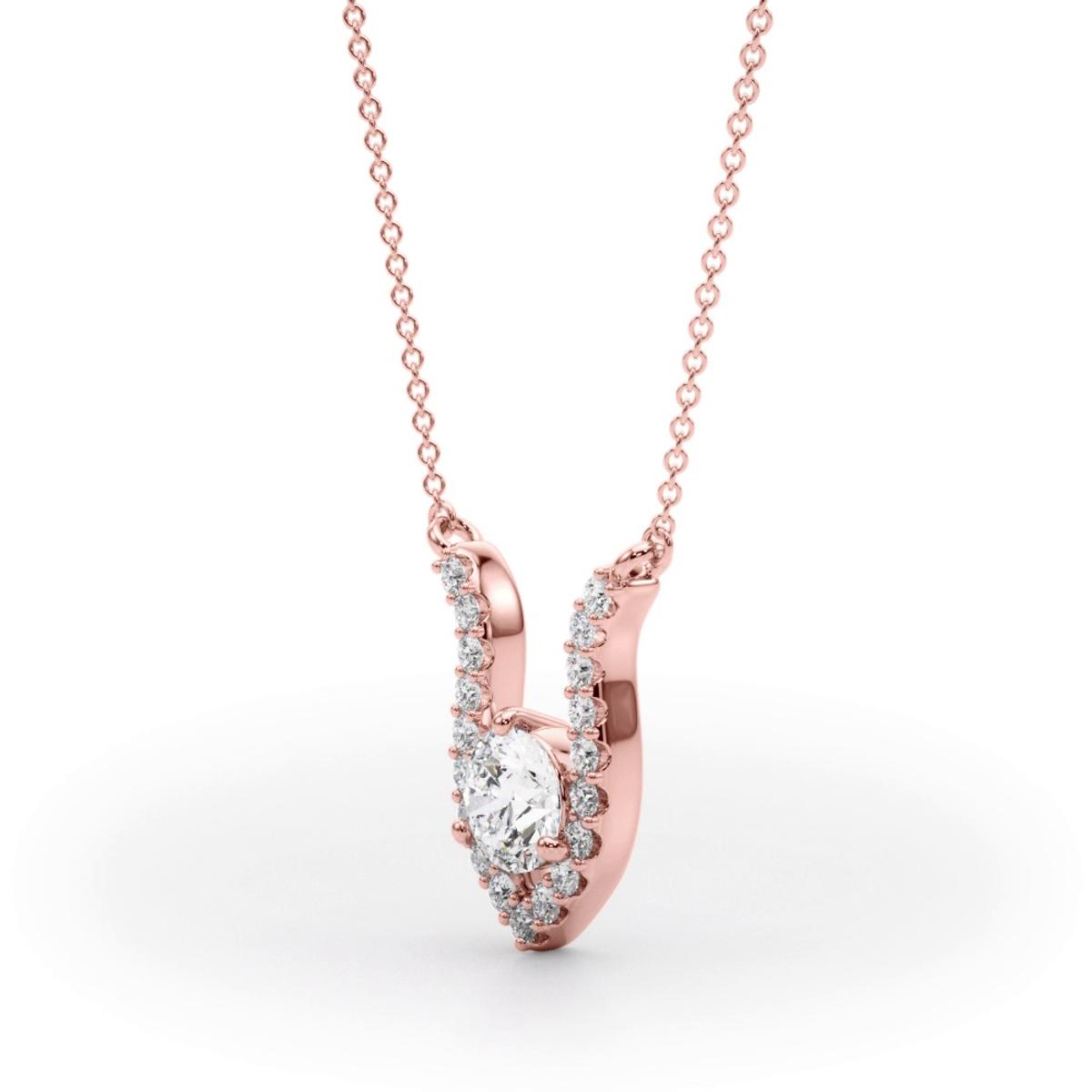 360 degree view of Rayna Diamond Necklace