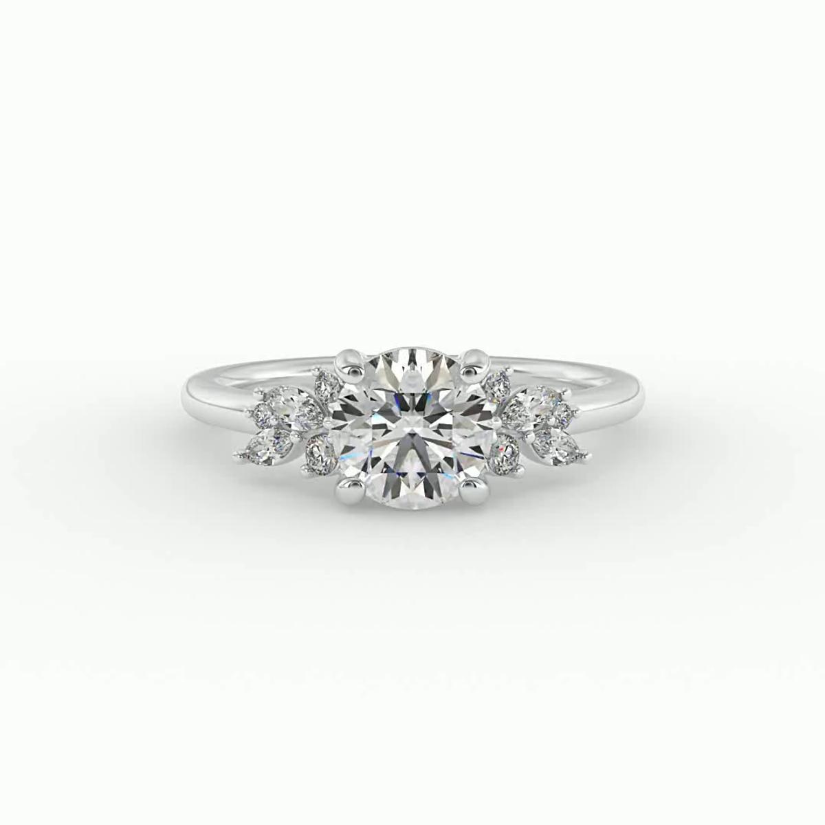 360 degree view of Rachel Engagement Ring