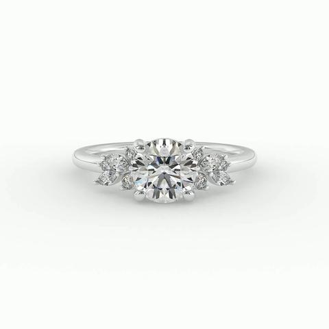 360 degree view of Rachel Engagement Ring
