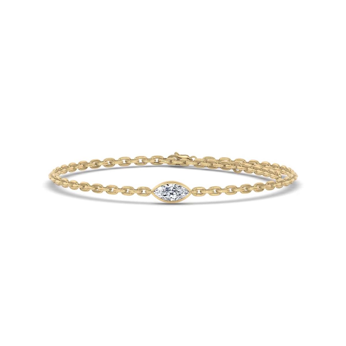 360 degree view of Maravina Bezel Lab Diamond Bracelet by Christian Siriano