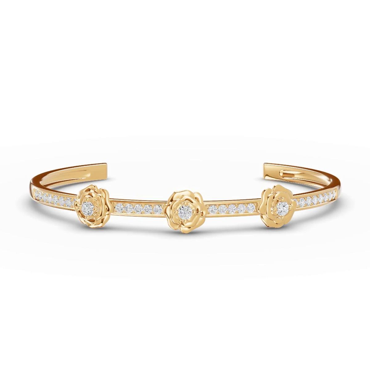 360 degree view of Rosina Lab Diamond Bangle