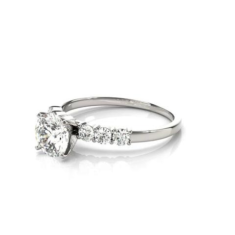360 degree view of Daffodil Classic Prong Set Diamond Engagement Ring