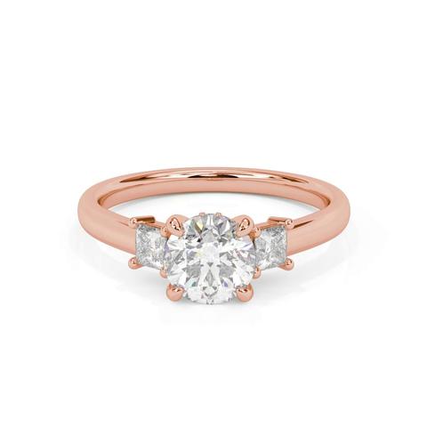 360 degree view of Shelby Classic Three Stone Engagement Ring