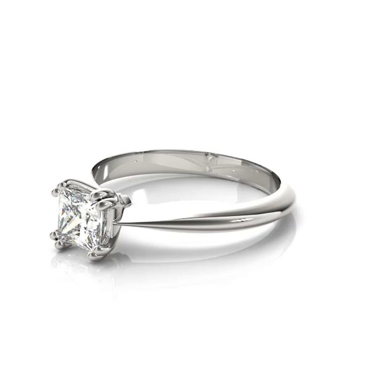 360 degree view of Esther Double Prong Solitaire Engagement Ring