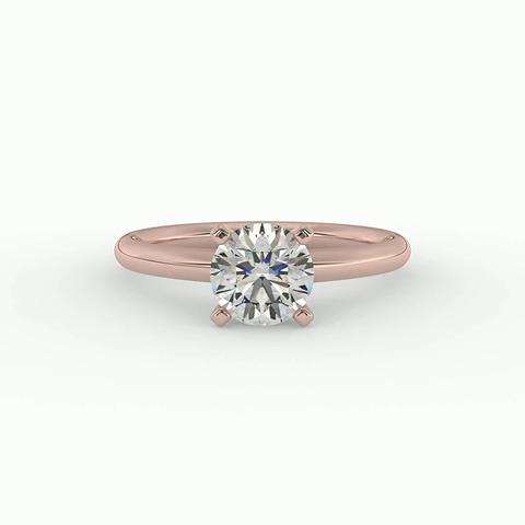 360 degree view of Valeria Solitaire Engagement Ring