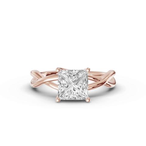 360 degree view of Bianca Twist Engagement Ring
