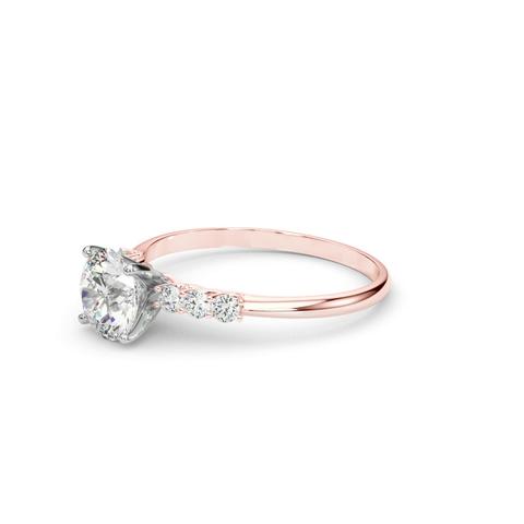 360 degree view of Vallie Shared Prong Engagement Ring
